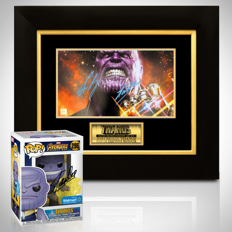 Thanos // Josh Brolin + Stan Lee Signed Memorabilia (Signed Pop! Only)