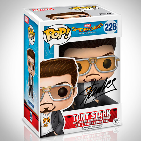 Tony Stark Funko Pop // Stan Lee Signed
