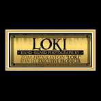 Loki // Tom Hiddleston + Stan Lee Signed Photo // Custom Frame