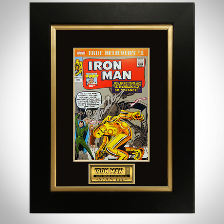 Iron Man True Believers #1 // Stan Lee Signed Comic (Signed Comic Book Only)