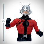 Ant-Man // Stan Lee Signed Bust Bank Statue // Limited Edition