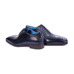 Genuine Ostrich Bicycle-Toe Oxfords // Navy (Euro: 45)