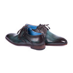 Medallion Toe Derby // Turquoise + Brown (Euro: 39)
