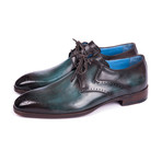 Medallion Toe Derby // Turquoise + Brown (Euro: 43)