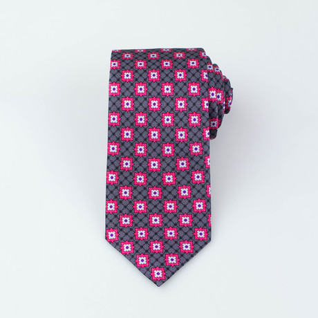 Haiden Tie // Black + Pink