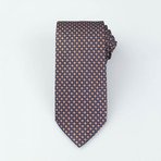 Brioni // Zaire Tie // Black + Orange