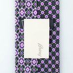 Jabari Tie // Black + Purple