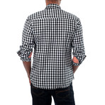 Something Tried Plaid Shirt // Black + White (2XL)