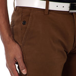 Something Superb Chinos // Brown (30WX32L)