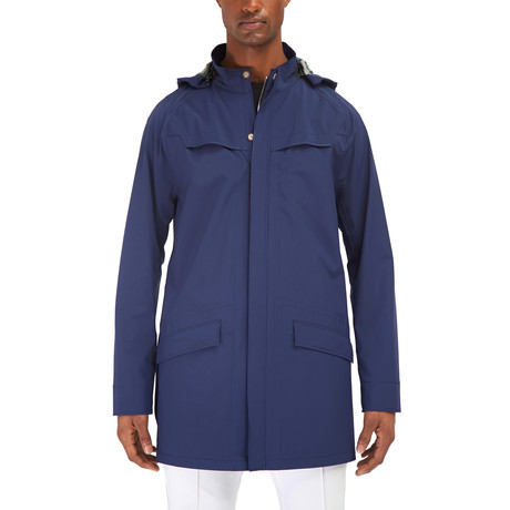 Helmsman Waterproof Coat // Navy (S)