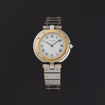 Cartier Round Santos Two-Tone Quartz // Pre-Owned