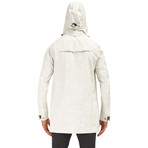 Horizon Hooded Track Jacket // White (S)