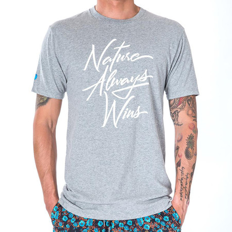 Nature Always Wins Tee // Gray (M)