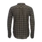 Truman Square Pocket Shirt // Dark Olive (L)