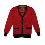 Ponder Cardigan // Red (S)