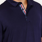 Maxton Slim Fit Polo // Navy (M)
