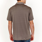 Malaki Slim Fit Polo // Slate Gray (M)