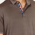 Malaki Slim Fit Polo // Slate Gray (M)