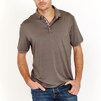Malaki Slim Fit Polo // Slate Gray (M)