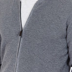 Cardigan Bomber // Grey (S)