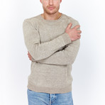 Round Neck Jersey // Beige (S)