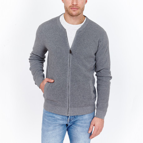 Cardigan Bomber // Grey (S)