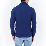 Cardigan With Elbow Patch // Nightshade (S)