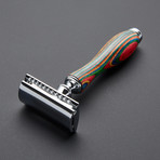 Rainbow Wood Razor