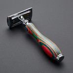 Rainbow Wood Razor