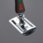 Rainbow Wood Razor