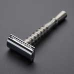 Damascus Steel Razor + Brush