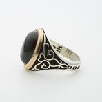 Onyx Nice Motif Ring (11.5)