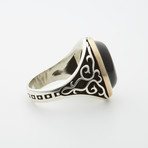 Onyx Nice Motif Ring (11.5)