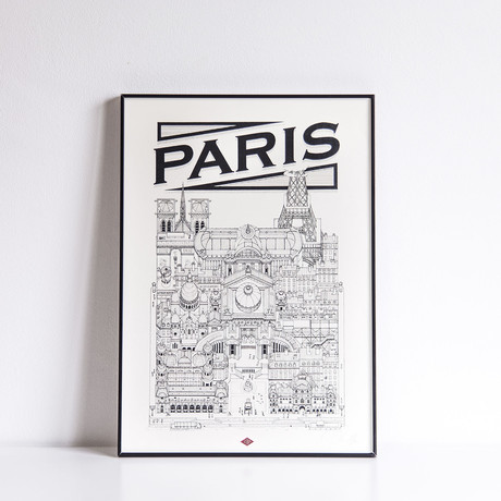 Paris (Small: 8.25"W x 11.75"H)