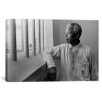 Nelson Mandela Portrait // Unknown Artist (18"W x 12"H x 0.75"D)