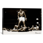 Muhammad Ali Vs. Sonny Liston, 1965 // Muhammad Ali Enterprises (40"W x 26"H x 1.5"D)
