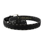 Dwayne Top Stitch Belt // Black (48)
