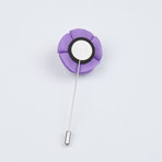 Looped Lapel Pin // Dusty Lavender