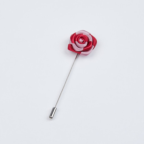 Rose Lapel Pin // Light & Dark Pink