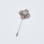 Textured Lapel Pin // Dusty Pink