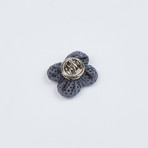 Flower Pin // Dusty Grey