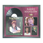 Framed Autographed Album // Barry Manilow