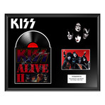 Framed Autographed Album // Kiss