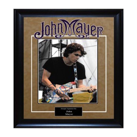 Framed Autographed Artist Series // John Mayer