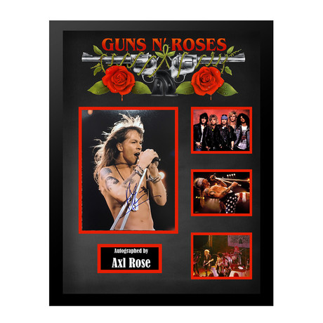 Framed Autographed Collage // Guns N' Roses