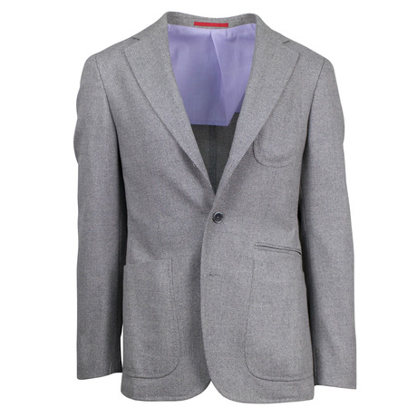 Lonzo Wool Blend Slim Fit Sport Coat // Gray (Euro: 46)