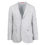 Pal Zileri // Loy Linen Blend Slim Fit Sport Coat // Gray (US: 50R)