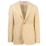 Lemuel Cotton Blend Slim Fit Sport Coat // Yellow (Euro: 52)