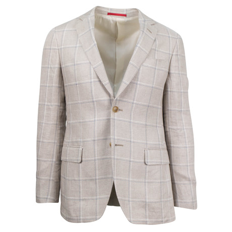 Garold Linen Slim Fit Sport Coat // Beige (Euro: 46)