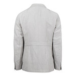Pal Zileri // Kale Linen Blend Slim Fit Sport Coat // Gray (Euro: 54R)